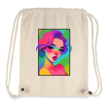 Glam Girl Portrait - Stanley/Stella Recycled Gym Bag - natural - Front