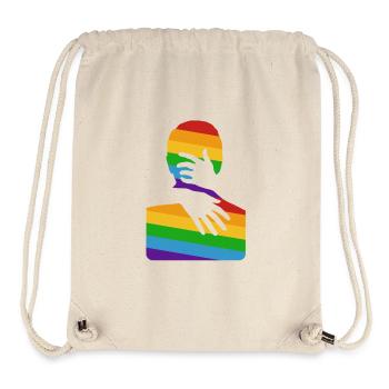 Umarme mich - Stanley/Stella recycelter Gym Bag - Naturweiß - Vorne