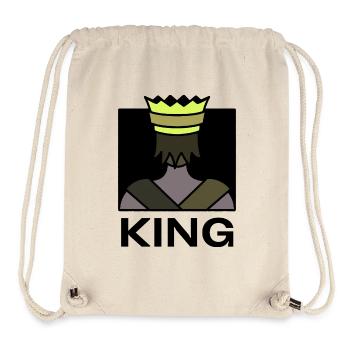König - Stanley/Stella recycelter Gym Bag - Naturweiß - Vorne
