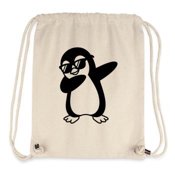 Pinguin Dab - Stanley/Stella recycelter Gym Bag - Naturweiß - Vorne