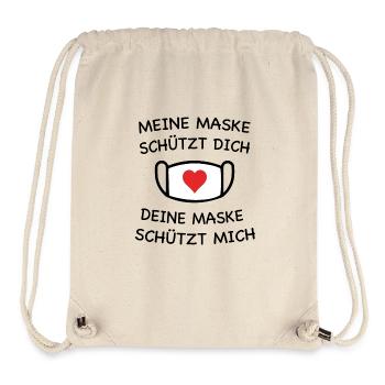 Maske - Stanley/Stella recycelter Gym Bag - Naturweiß - Vorne