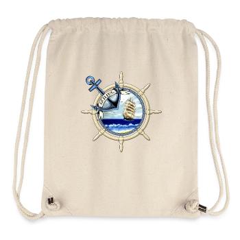 Sailing ship - Stanley/Stella Recycled Gym Bag - natural - Front