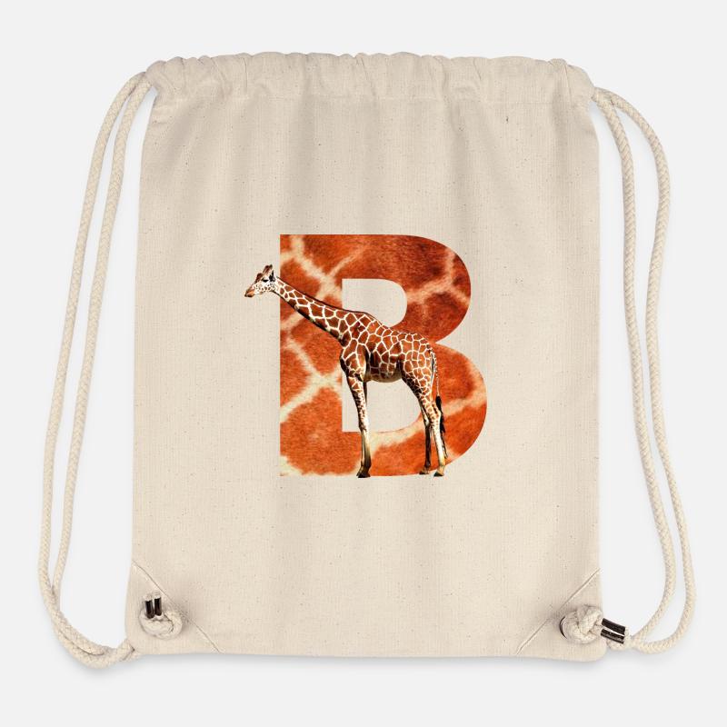 Giraffe B - Stanley/Stella Recycled Gym Bag - natural