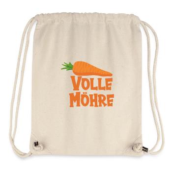 Volle Möhre - Stanley/Stella recycelter Gym Bag - Naturweiß - Vorne