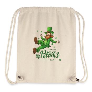 Lutin porte-bonheur - Sac à cordon recyclé Stanley/Stella - blanc naturel - Devant