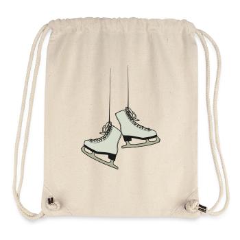 Schlittschuh - Stanley/Stella recycelter Gym Bag - Naturweiß - Vorne