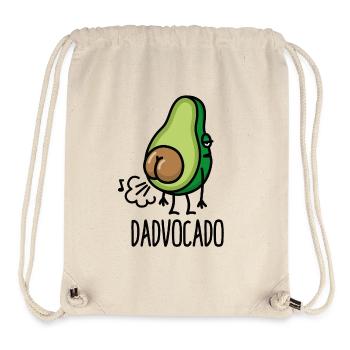 Dadvocado funny farting avocado dad fart daddy - Stanley/Stella Recycled Gym Bag - natural - Front