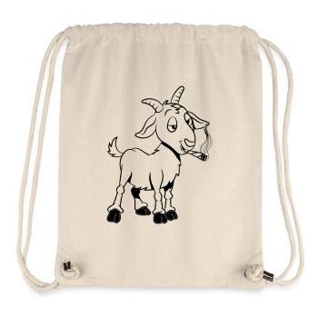 Goat kiffen joint - Stanley/Stella Recycled Gym Bag - natural - Front