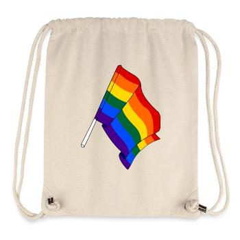 Flag rainbow - Stanley/Stella Recycled Gym Bag - natural - Front