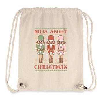Hässlicher Weihnachtspullover - Stanley/Stella recycelter Gym Bag - Naturweiß - Vorne