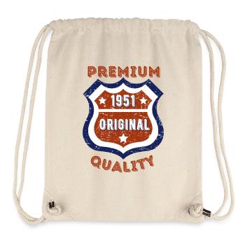 Premium quality 1951 - Stanley/Stella Recycled Gym Bag - natural - Front