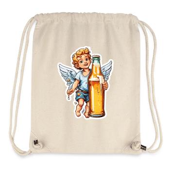 Amor / Liebe / Pfeil / Herz / Valentinstag - Stanley/Stella recycelter Gym Bag - Naturweiß - Vorne