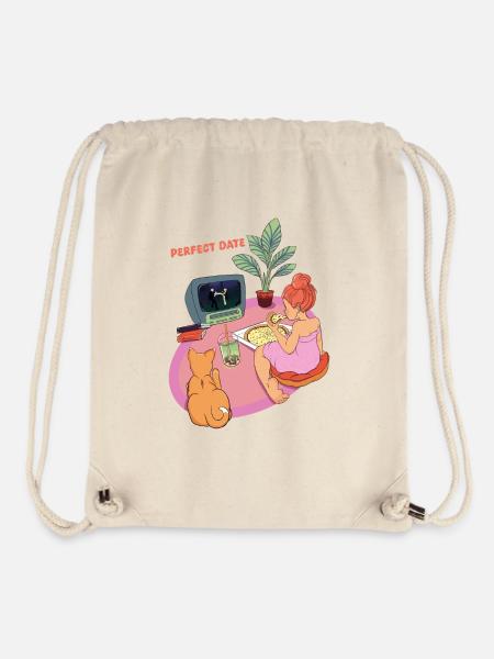 The Perfect Date - Stanley/Stella recycelter Gym Bag - Naturweiß