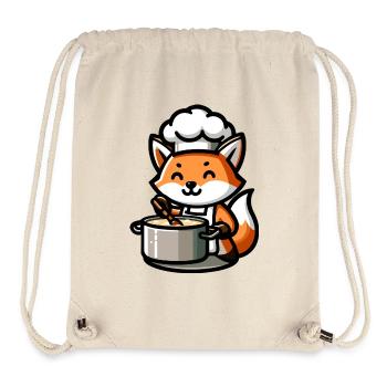 Culinary Kit: The Foxy Chef - Stanley/Stella Recycled Gym Bag - natural - Front