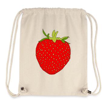 Fraise - Sac à cordon recyclé Stanley/Stella - blanc naturel - Devant