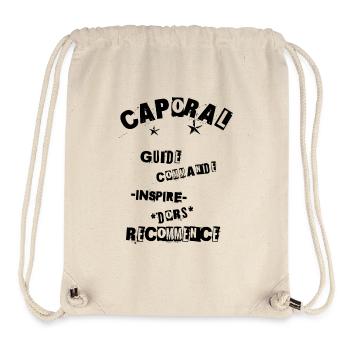 "Corporal Guide Command" Motivational T-Shirt - Stanley/Stella Recycled Gym Bag - natural - Front