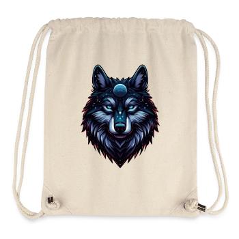 Cosmic Wolf - Stanley/Stella Recycled Gym Bag - natural - Front