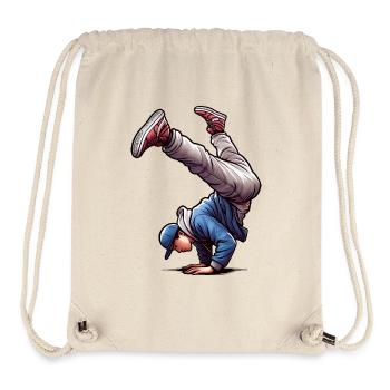 Breakdance Dance Style - Stanley/Stella Recycled Gym Bag - natural - Front