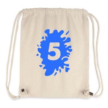 klecks 5 - Stanley/Stella recycelter Gym Bag - Naturweiß - Vorne