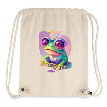 crazy Frog - Stanley/Stella recycelter Gym Bag - Naturweiß - Vorne