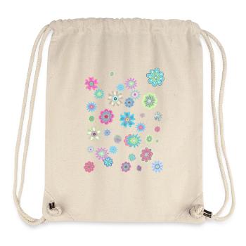 Colorful Floral Patterns for Spring Clothes - Stanley/Stella Recycled Gym Bag - natural - Front