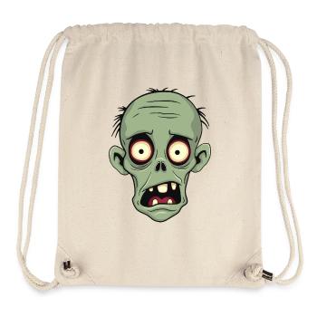 Dummer Zombie mit fehlenden Zähnen - Stanley/Stella recycelter Gym Bag - Naturweiß - Vorne