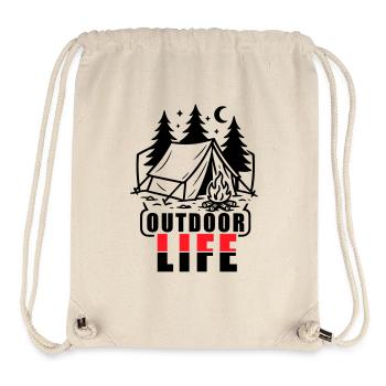 Zelt Outdoor - Stanley/Stella recycelter Gym Bag - Naturweiß - Vorne