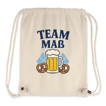 Team Maß - Stanley/Stella recycelter Gym Bag - Naturweiß - Vorne