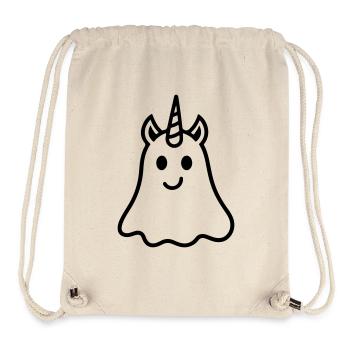 Licorne fantôme - Sac à cordon recyclé Stanley/Stella - blanc naturel - Devant