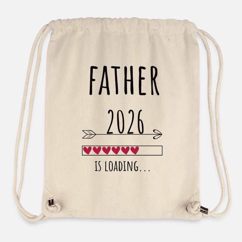 Dad to be 2026 Gift Pregnancy - Stanley/Stella Recycled Gym Bag - natural