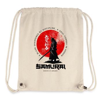 Samurai Moon Circle - Stanley/Stella Recycled Gym Bag - natural - Front