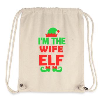 Je suis la femme elfe - Sac à cordon recyclé Stanley/Stella - blanc naturel - Devant