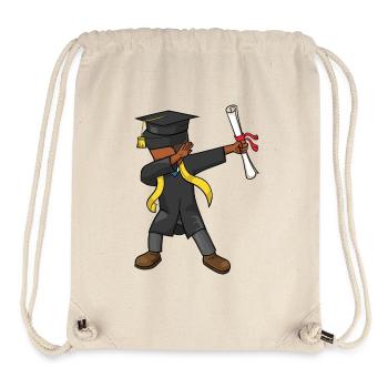 Afro Boy Dabbing Graduation Class 2026 - Stanley/Stella Recycled Gym Bag - natural - Front
