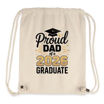 Proud Dad 2026 Graduation - Stanley/Stella Recycled Gym Bag - natural - Front