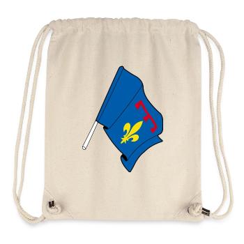 Drapeau de Provence - Sac à cordon recyclé Stanley/Stella - blanc naturel - Devant