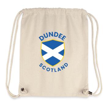 Dundee Shield Saltire Crest - Stanley/Stella Recycled Gym Bag - natural - Front