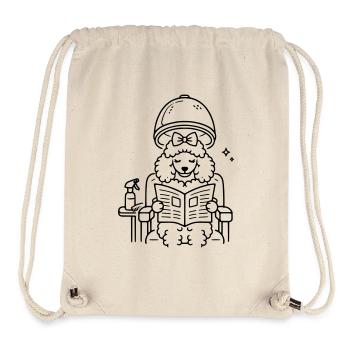 Pudel beim Frisör - Stanley/Stella recycelter Gym Bag - Naturweiß - Vorne