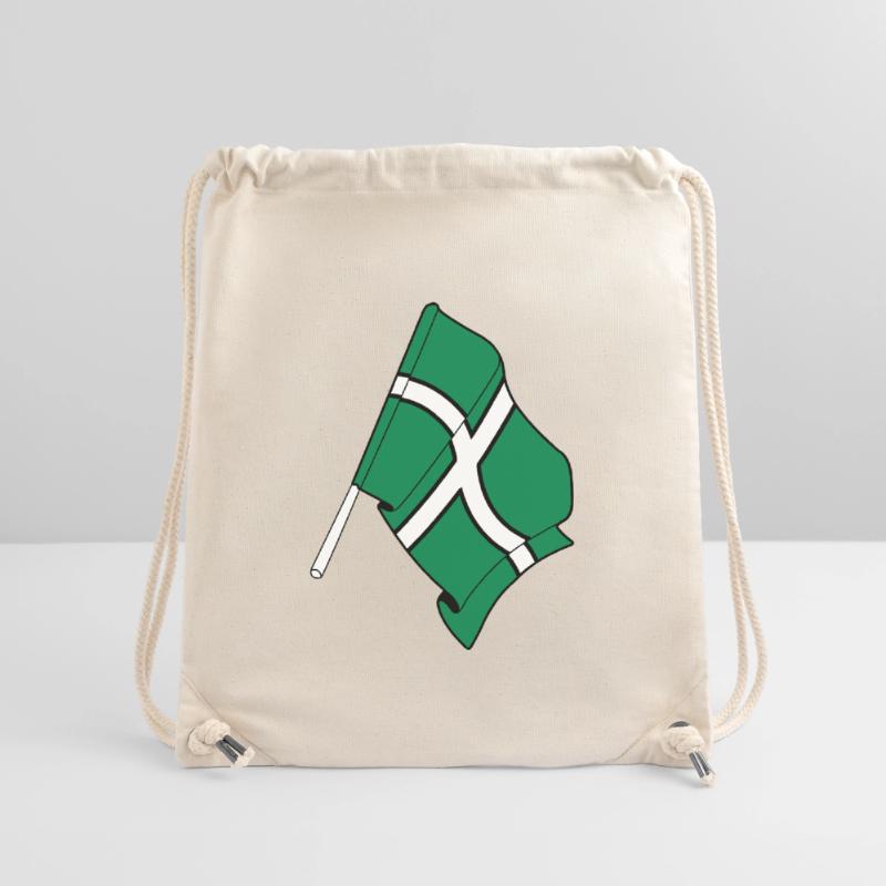 Drapeau du Devon Sac à cordon recyclé Stanley/Stella