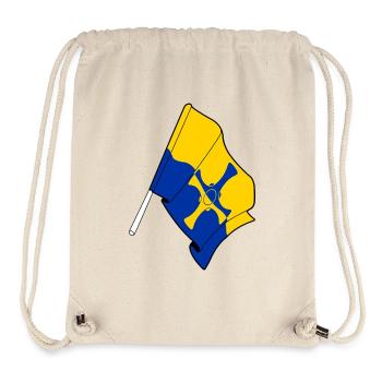Flagge von Durham - Stanley/Stella recycelter Gym Bag - Naturweiß - Vorne