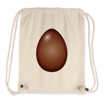 Chocolate Easter egg classic and simple - Stanley/Stella Recycled Gym Bag - natural - Front