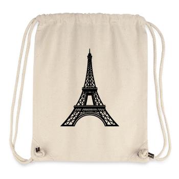 Eiffel Tower - Stanley/Stella Recycled Gym Bag - natural - Front