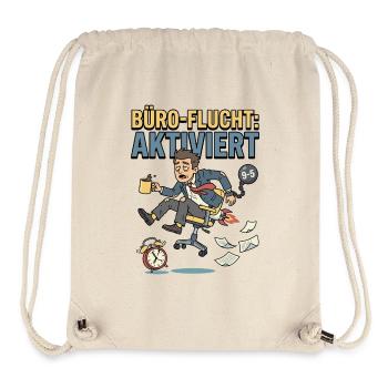 Büro Flucht 9 to 5 Humor Arbeit - Stanley/Stella recycelter Gym Bag - Naturweiß - Vorne