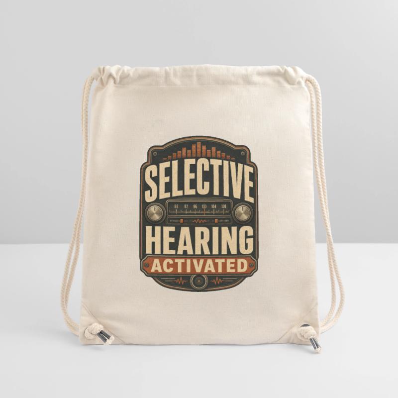 Selective Hearing Activated Stanley/Stella Recycled Gym Bag