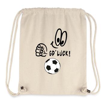good-luck - Stanley/Stella recycelter Gym Bag - Naturweiß - Vorne