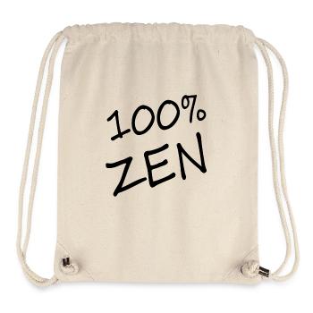 zen - Sac à cordon recyclé Stanley/Stella - blanc naturel - Devant