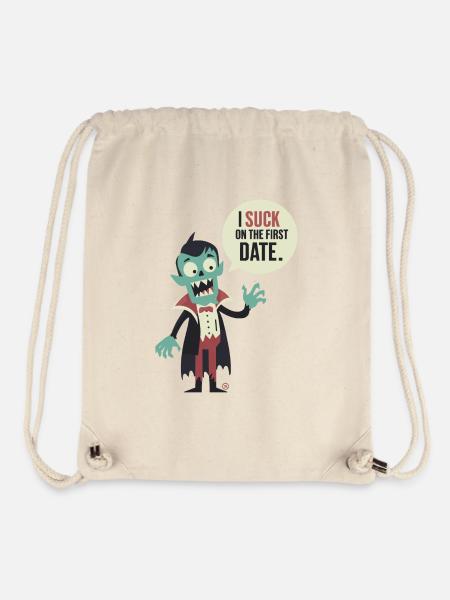 Little cheeky Vampire - Stanley/Stella recycelter Gym Bag - Naturweiß