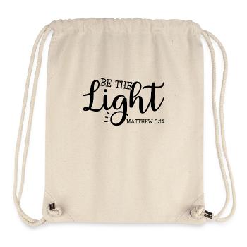 Light of the World - Stanley/Stella Recycled Gym Bag - natural - Front