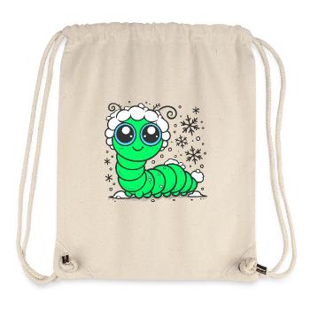 Chenille - Sac à cordon recyclé Stanley/Stella - blanc naturel - Devant