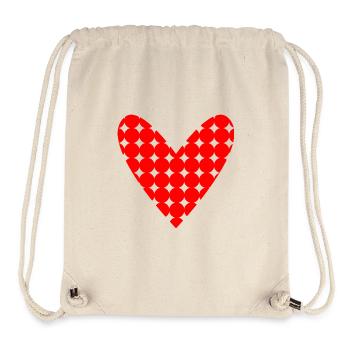 VALENTINSTAG. Junggesellinnenabschied. ICH LIEBE DICH. ICH LIEBE DICH. LIEBE - Stanley/Stella recycelter Gym Bag - Naturweiß - Vorne