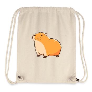 Capybara - Stanley/Stella recycelter Gym Bag - Naturweiß - Vorne